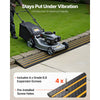 VEVOR Car Driveway Rubber Curb Ramp, 33069 lbs Load Capacity, 2.6 inch Rise Curbside Bridge Ramp with Yellow Reflective Strips, Suitable for Loading Dock, Warehouse, Garage, Sidewalk (1 Pack)