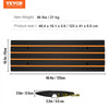 VEVOR Curb Ramp, 2.6" Rise Rubber Driveway Ramps, Heavy Duty 33069 lbs Weight Capacity Threshold Ramp, Curbside Bridge Ramps for Loading Dock Garage Sidewalk, Expandable Full Ramp Set