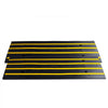 VEVOR Curb Ramp, 2 Pack, 2.6" Rise, Rubber Driveway Ramps, Heavy Duty 33069 lbs Weight Capacity Threshold Ramp, Curbside Bridge Ramps for Loading Dock Garage Sidewalk, Expandable Full Ramp Set