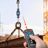VEVOR Digital Crane Scale, 22000 lbs/10 T Max Capacity, Heavy Duty Industrial Hanging Scale with Cast Aluminum Case & LCD Display, 5 lbs Division & 3 Unit Switch, Remote Control for Garage Factory