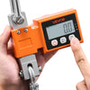 VEVOR Digital Crane Scale, 1100 lbs/500 kg Max Capacity, Heavy Duty Industrial Hanging Scale with Cast Aluminum Case & LCD Display, 0.2 lbs Division & 3 Unit Switch, Auto-Off Setting for Garage
