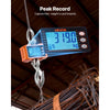 VEVOR Digital Crane Scale, 4400 lbs/2000 kg Max Capacity, Heavy Duty Industrial Hanging Scale with Cast Aluminum Case & LCD Display, 1 lbs Division & 3 Unit Switch, Remote Control for Garage Factory