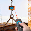 VEVOR Digital Crane Scale, 4400 lbs/2000 kg Max Capacity, Heavy Duty Industrial Hanging Scale with Cast Aluminum Case & LCD Display, 1 lbs Division & 3 Unit Switch, Remote Control for Garage Factory