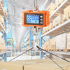 VEVOR Digital Crane Scale, 2200 lbs/1000 kg, Industrial Heavy Duty Hanging Scale with Remote Control, Cast Aluminum Case & LCD Screen, High Precision for Construction, Factory, Farm, Hunting (Orange)