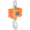 VEVOR Digital Crane Scale, 2200 lbs/1000 kg, Industrial Heavy Duty Hanging Scale with Remote Control, Cast Aluminum Case & LCD Screen, High Precision for Construction, Factory, Farm, Hunting (Orange)