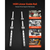 VEVOR Linear Rail Guide Kit, HGR20, 2Pcs 1000 mm (39.4 inch) Linear Motion Rails and 4Pcs Bearing Slide Blocks, Anti Rust and High Precision Kit, for DIY, CNC Routers, Lathes, Mills, 3D Printers