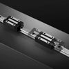 VEVOR Linear Rail Guide Kit, HGR20, 2Pcs 1000 mm (39.4 inch) Linear Motion Rails and 4Pcs Bearing Slide Blocks, Anti Rust and High Precision Kit, for DIY, CNC Routers, Lathes, Mills, 3D Printers