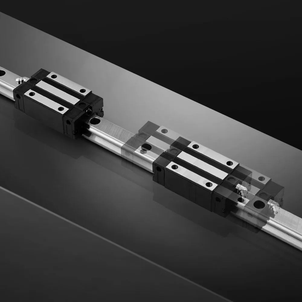 VEVOR Linear Rail Guide Kit, HGR20, 2Pcs 1000 mm (39.4 inch) Linear Motion Rails and 4Pcs Bearing Slide Blocks, Anti Rust and High Precision Kit, for DIY, CNC Routers, Lathes, Mills, 3D Printers