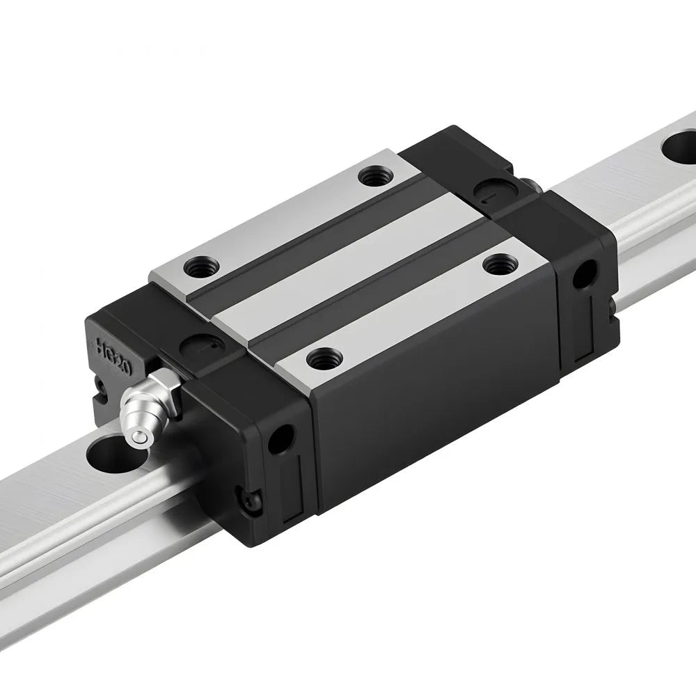 VEVOR Linear Rail Guide Kit, HGR20, 2Pcs 1000 mm (39.4 inch) Linear Motion Rails and 4Pcs Bearing Slide Blocks, Anti Rust and High Precision Kit, for DIY, CNC Routers, Lathes, Mills, 3D Printers