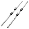 VEVOR Linear Rail Guide Kit, HGR20, 2Pcs 1000 mm (39.4 inch) Linear Motion Rails and 4Pcs Bearing Slide Blocks, Anti Rust and High Precision Kit, for DIY, CNC Routers, Lathes, Mills, 3D Printers