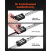 VEVOR Linear Rail Guide Kit, HGR20, 2Pcs 2000 mm (78.74 inch) Linear Motion Rails and 4Pcs Bearing Slide Blocks, Anti Rust and High Precision Kit, for DIY, CNC Routers, Lathes, Mills, 3D Printers