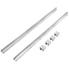 VEVOR Linear Guide Rail Set, SBR16 800mm, 2 PCS 31.5 in/800 mm SBR16 Guide Rails and 4 PCS SBR16UU Slide Blocks, Linear Rails and Bearings Kit for Automated Machines DIY Project CNC Router Machines