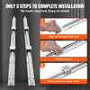 VEVOR SBR20 1200mm Linear Guide Set, Comes with Two 47.2-inch SBR20 Rails and Four SBR20UU Bearings, Perfect for Crafting CNC Routers and Automation Equipment