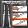 VEVOR Linear Motion Set, SBR20 1500mm, Comes with Two 59 in/1500 mm SBR20 Rails & Four SBR20UU Blocks, Ideal for DIY CNC and Automation Tasks