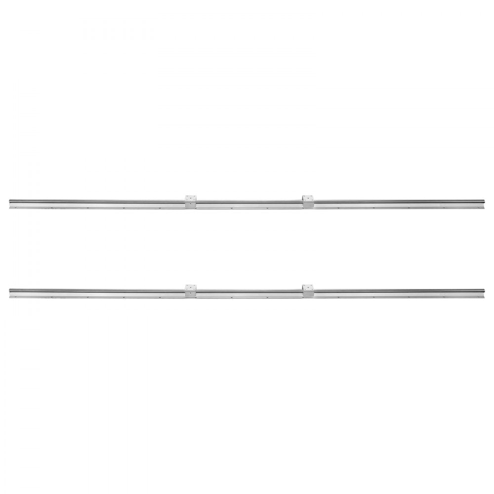 VEVOR Linear Motion Guide Kit, SBR20 1800mm, Includes 2 PCS 70.9 in/1800 mm SBR20 Rails and 4 PCS SBR20UU Bearing Blocks, Ideal for CNC Machines, Automation Equipment, and DIY Projects