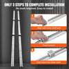 VEVOR Linear Motion Set, SBR20 2200mm, Comes with Two 86.6-inch SBR20 Rails & Four SBR20UU Blocks, Ideal for DIY CNC & Automated Projects