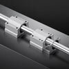 VEVOR Linear Rail Kit, SFC25, 2Pcs 1000 mm (39.4 inch) Linear Motion Guide Rails and 4Pcs Bearing Slide Blocks, for DIY Engraving Machine Lathe Milling Machine Slides, DIY Training Rocker Plate