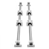 VEVOR Linear Rail Kit, SFC25, 2Pcs 1000 mm (39.4 inch) Linear Motion Guide Rails and 4Pcs Bearing Slide Blocks, for DIY Engraving Machine Lathe Milling Machine Slides, DIY Training Rocker Plate
