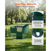 VEVOR Toddler Swing 300 lbs High Back Full Bucket Baby Swing Seat Green, for Outdoor & Indoor Backyard Playground, Heavy-Duty Coated Chains and Carabiners, Fully Assembled Seat for Toddlers Age 3+