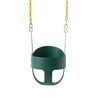 VEVOR Toddler Swing 300 lbs High Back Full Bucket Baby Swing Seat Green, for Outdoor & Indoor Backyard Playground, Heavy-Duty Coated Chains and Carabiners, Fully Assembled Seat for Toddlers Age 3+