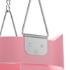 VEVOR Toddler Swing 300 lbs High Back Full Bucket Baby Swing Seat Pink, for Outdoor & Indoor Backyard Playground, Heavy-Duty Coated Chains and Carabiners, Fully Assembled Seat for Toddlers Age 3+