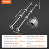 VEVOR Linear Motion Kit, SFC16 1000mm, Includes 2 Rails of 39.4 inches, 4 SC16 Carriage Blocks, and 4 Support Brackets, Ideal for CNC and Automation Projects
