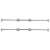 VEVOR Linear Motion Kit, SFC16 1000mm, Includes 2 Rails of 39.4 inches, 4 SC16 Carriage Blocks, and 4 Support Brackets, Ideal for CNC and Automation Projects