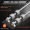 VEVOR Linear Guide Set, SFC20 1000mm, Comes with Two 39.4 in/1000 mm SFC20 Guides, Four SC20 Slide Blocks, and Four Guide Supports for Automated Machinery and CNC Tasks