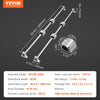 VEVOR Linear Guide Set, SFC20 1000mm, Comes with Two 39.4 in/1000 mm SFC20 Guides, Four SC20 Slide Blocks, and Four Guide Supports for Automated Machinery and CNC Tasks