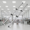 VEVOR Linear Guide Set, SFC20 1000mm, Comes with Two 39.4 in/1000 mm SFC20 Guides, Four SC20 Slide Blocks, and Four Guide Supports for Automated Machinery and CNC Tasks