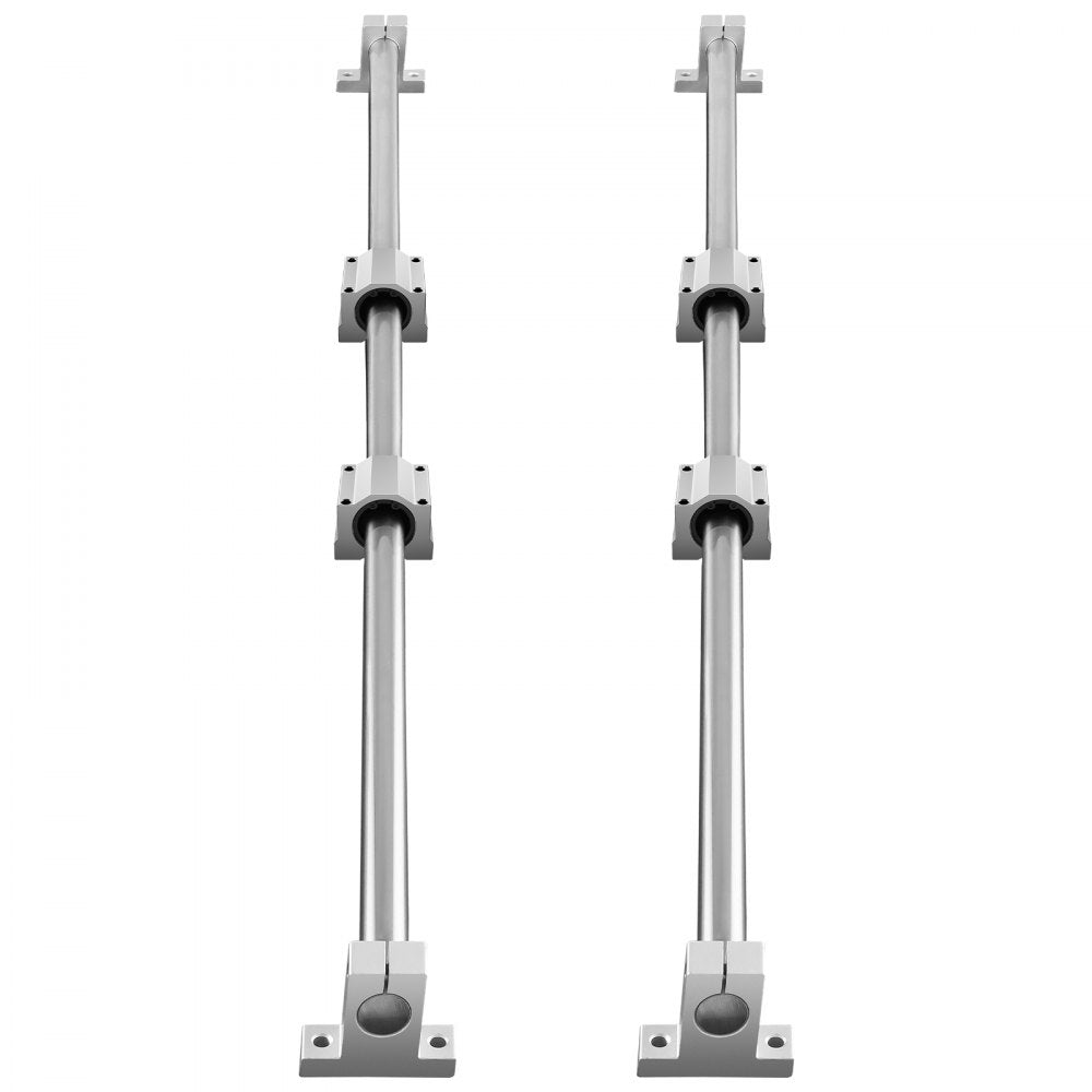 VEVOR Linear Guide Set, SFC20 1000mm, Comes with Two 39.4 in/1000 mm SFC20 Guides, Four SC20 Slide Blocks, and Four Guide Supports for Automated Machinery and CNC Tasks