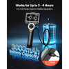 VEVOR Articulating Endoscope with Light, 4-Way 360° Articulated Borescope, 0.24" Slim Lens 1920 x 1080, 4.5" HD IPS Screen, 8X Zoom Inspection Camera for Auto, Mechanical Equipment (4.9FT Snake Cable)