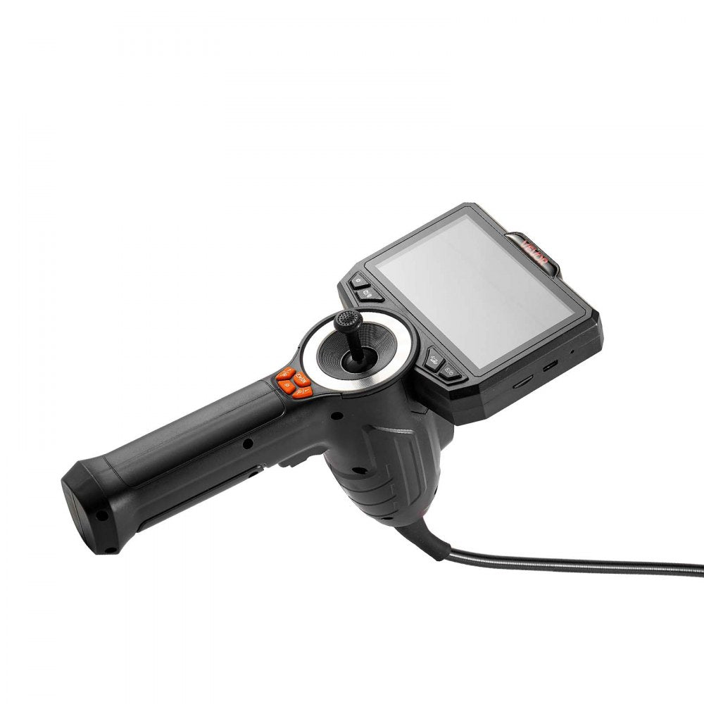 VEVOR 4-Way Articulating Endoscope with Light, True 1080P HD Industrial Borescope Inspection Camera with Articulated Probe, Flexible Snake Scope Cam for Wall Automotive Engine Inspect-4.9FT