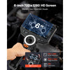 VEVOR Articulating Endoscope with Light, 4-Way 360° Articulated Borescope Camera, 0.24" Slim Lens 1920 x 1080, 6" HD IPS Screen, 7000mAh Battery, IP67 Waterproof for Automotive & Mechanical Inspection