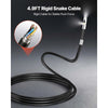 VEVOR 2-Way Dual-Lens Articulating Endoscope with Light, 1080P HD Industrial Borescope Inspection Camera with 0.24-inch Slim Articulated Probe, Rigid Snake Scope Cam for Wall Automotive Inspect-4.9FT