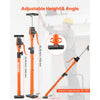 VEVOR Cabinet Jack Support Pole, 2-Pack, 25.4-45.3 Inch Steel Telescopic Quick Support Rod, Adjustable 3rd Hand System up to 220 lbs Capacity for Installing Cabinets, Lifting Drywall, Cargo Bars
