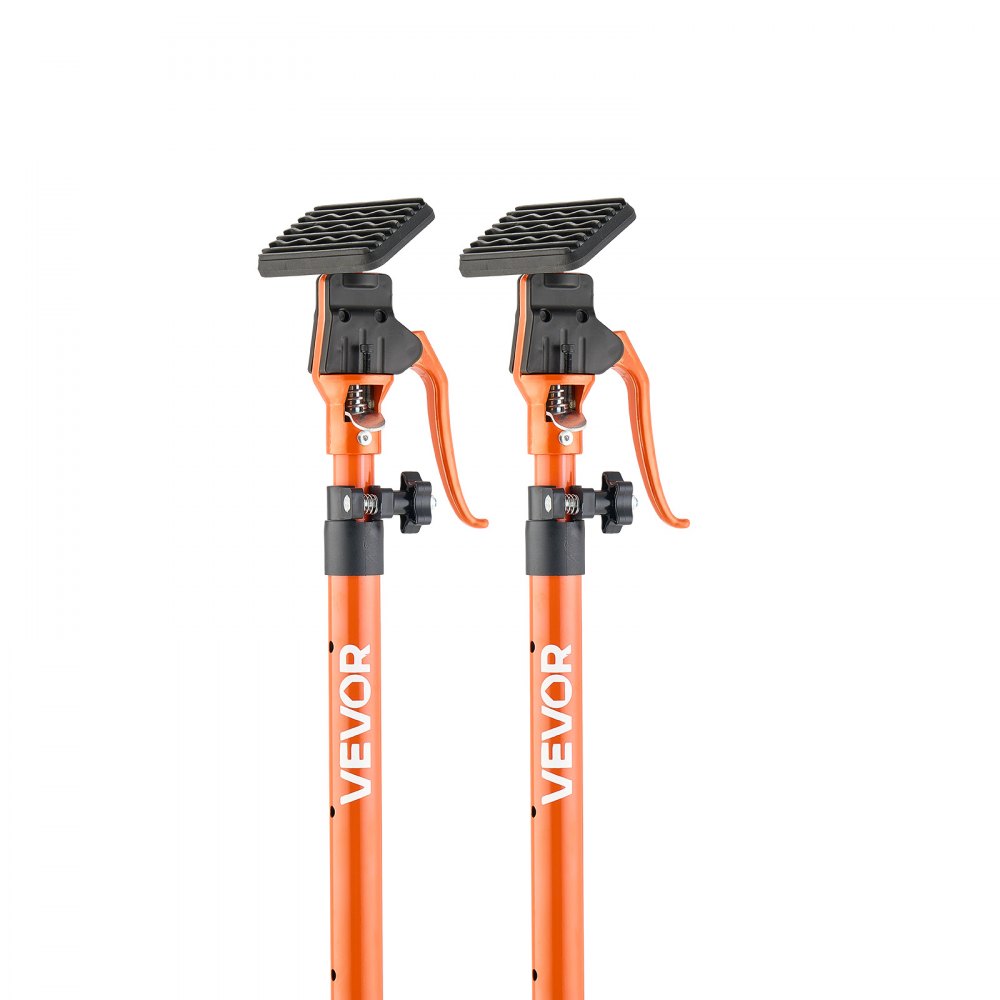 VEVOR Cabinet Jack Support Pole, 2-Pack, 25.4-45.3 Inch Steel Telescopic Quick Support Rod, Adjustable 3rd Hand System up to 220 lbs Capacity for Installing Cabinets, Lifting Drywall, Cargo Bars