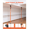 VEVOR Cabinet Jack Support Pole, 4-Pack, 49.2-114.6 Inch Steel Telescopic Quick Support Rod, Adjustable 3rd Hand System up to 198 lbs Capacity for Installing Cabinets, Lifting Drywall, Cargo Bars