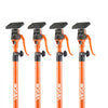 VEVOR Cabinet Jack Support Pole, 4-Pack, 49.2-114.6 Inch Steel Telescopic Quick Support Rod, Adjustable 3rd Hand System up to 198 lbs Capacity for Installing Cabinets, Lifting Drywall, Cargo Bars