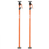 VEVOR Cabinet Jack Support Pole, 2-Pack, 49.2-114.6 Inch Steel Telescopic Quick Support Rod, Adjustable 3rd Hand System up to 198 lbs Capacity for Installing Cabinets, Lifting Drywall, Cargo Bars