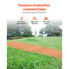 VEVOR Wooden Garden Pathway, 12 ft L x 22 in W, Non-Slip Straight Garden Walkway, Roll Out Cedar Outdoor Walkway Path with Wire Rope Connection, Decorative Garden Paver for Backyard Wedding Party