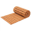 VEVOR Wooden Garden Pathway, 12 ft L x 22 in W, Non-Slip Straight Garden Walkway, Roll Out Cedar Outdoor Walkway Path with Wire Rope Connection, Decorative Garden Paver for Backyard Wedding Party
