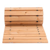 VEVOR Wooden Garden Pathway, 8 ft L x 17 in W, Non-Slip Straight Garden Walkway, Roll Out Cedar Outdoor Walkway Path with Wire Rope Connection, Decorative Garden Paver for Backyard Wedding Party
