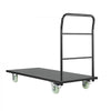 VEVOR Heavy Duty Platform Truck, 2000 lbs Capacity, Industrial Steel Flatbed Cart with Swivel Wheels and Handle, Platform Hand Push Truck Dolly, Easy Storage, for Luggage Moving, 60 x 27.6 x 42.9 in