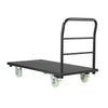 VEVOR Heavy Duty Platform Truck, 2000 lbs Capacity, Industrial Steel Flatbed Cart with Swivel Wheels and Handle, Platform Hand Push Truck Dolly, Easy Storage, for Luggage Moving, 48 x 24 x 32.1 in