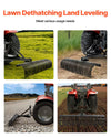 VEVOR Pull-Behind Thatch Remover feature image: lawn dethatching and land leveling applications