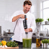 VEVOR Commercial Immersion Blender, 500W, 12-inch, Heavy-Duty Hand Mixer for Restaurant, Handheld Stick for Soups & Sauces, Pure-Copper Motor, Variable Speed, Stainless Steel 3-Blade Head, Lock