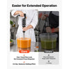 VEVOR Commercial Immersion Blender, 500W, 10-inch, Heavy-Duty Hand Mixer for Restaurant, Handheld Stick for Soups & Sauces, Pure-Copper Motor, Variable Speed, Stainless Steel 3-Blade Head, Lock