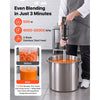 VEVOR Commercial Immersion Blender, 500W, 16-inch, Heavy-Duty Hand Mixer for Restaurant, Handheld Stick for Soups & Sauces, Pure-Copper Motor, Variable Speed, Stainless Steel 3-Blade Head, Lock