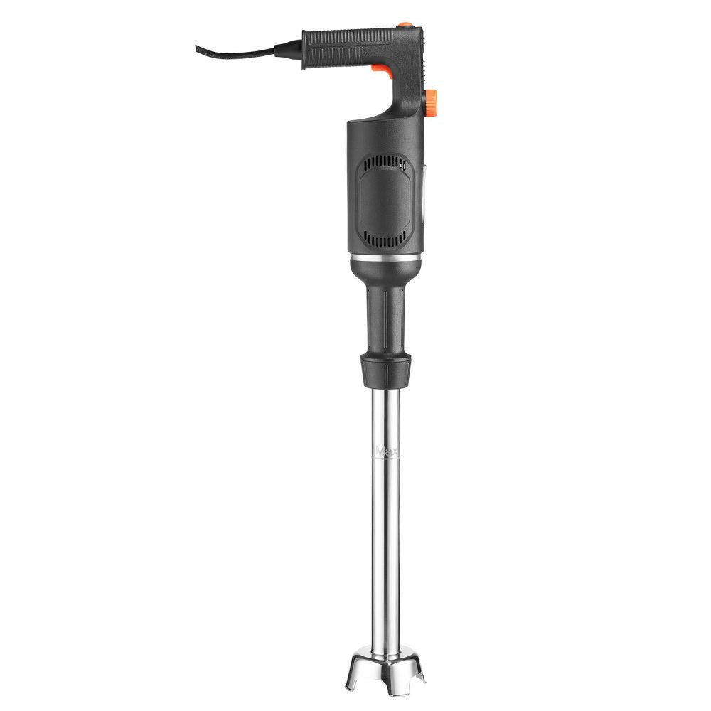 VEVOR Commercial Immersion Blender, 500W, 16-inch, Heavy-Duty Hand Mixer for Restaurant, Handheld Stick for Soups & Sauces, Pure-Copper Motor, Variable Speed, Stainless Steel 3-Blade Head, Lock